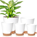 Planters for Indoor Plants 7/6.5/6/5.5/5 Inch, Self Watering Planters by Vanslogreen