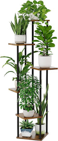 Bamworld Tall Plant Stand Indoor 6 Tier Plant Holder by Bamworld