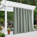 NICETOWN Outdoor Curtains for Patio W100 x L95 inch 2 Pieces, Sun Blocking by NICETOWN