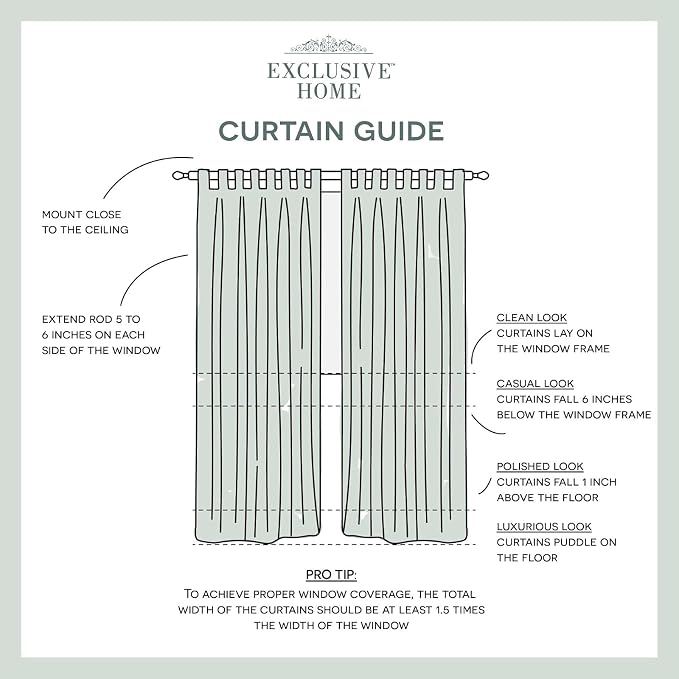 Exclusive Home Cabana Solid Indoor/Outdoor Light Filtering Hook-and-Loop Tab - Image 9