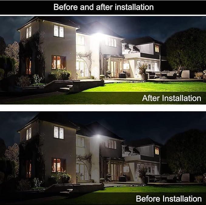 4Pack LED Flood Light Outdoor, 250W LED Work Light 25500lm - Image 4
