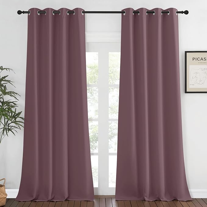 NICETOWN Blackout Window Curtain 90 inch Length by NICETOWN