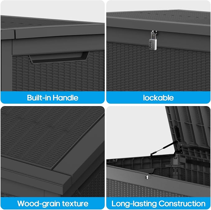 ROJIK Outdoor Storage Housing Deck Box - Image 5