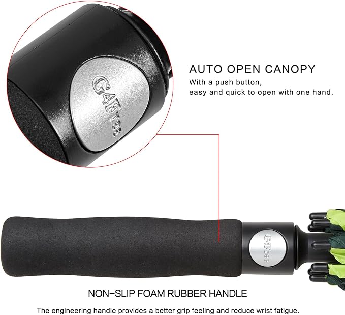 G4Free 47/54/62/68/72 Inch Automatic Open Golf Umbrella Oversize Extra Large - Image 4