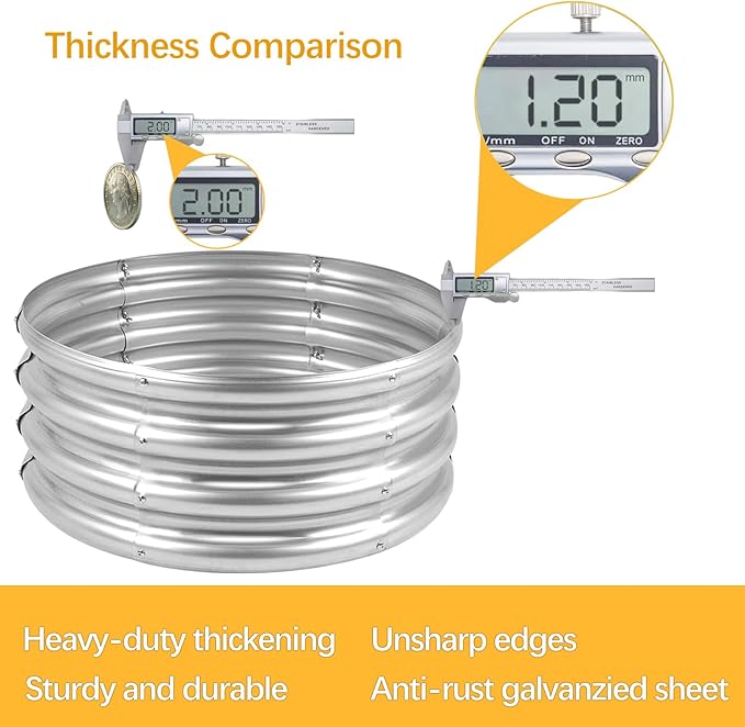 Garden Galvanized Raised Garden Bed Kit - Image 3