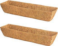 2 Pack 30 Inch Trough Coconut Liners by KarlliuHOMEGARDEN