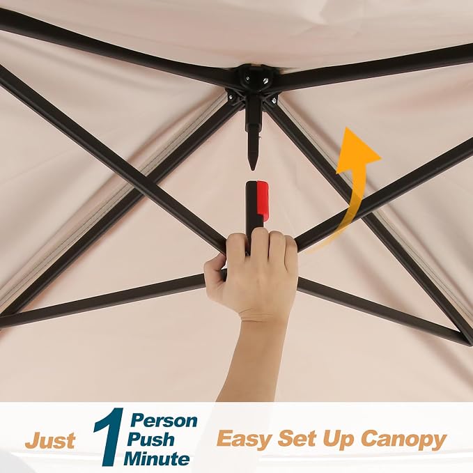 COBIZI 11x11 Pop Up Gazebo Canopy Tent Easy Up Outdoor Gazebo Waterproof - Image 7