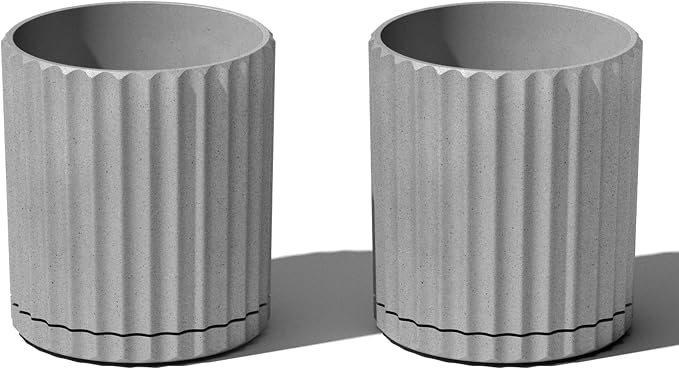 Veradek Demi Series Demi 6" Planter w/Tray by VeradekOutdoor