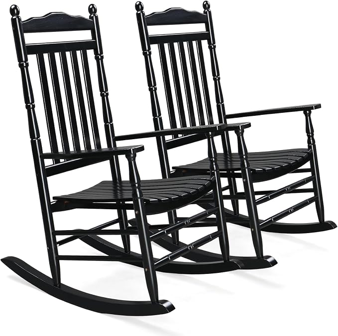 VINGLI Wooden Rocking Chair, Outdoor Chair by VINGLI