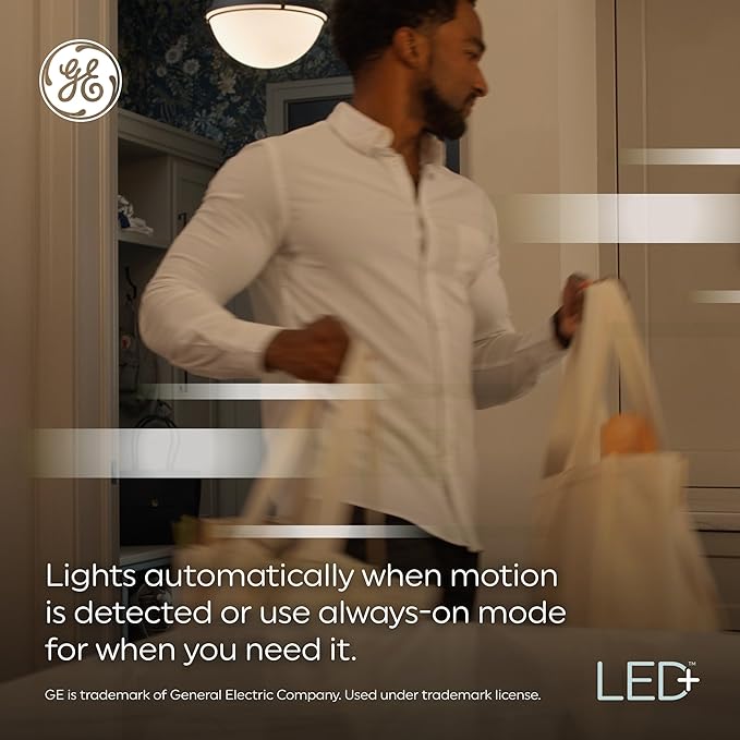 GE LED+ Motion Sensor LED Light Bulbs, Outdoor Security Lights - Image 4