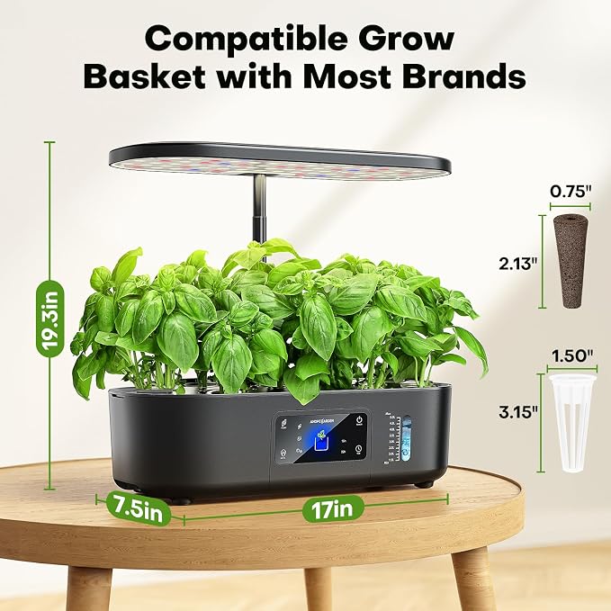 Ahopegarden Hydroponics Growing System Kit Indoor Herb Garden - Image 6