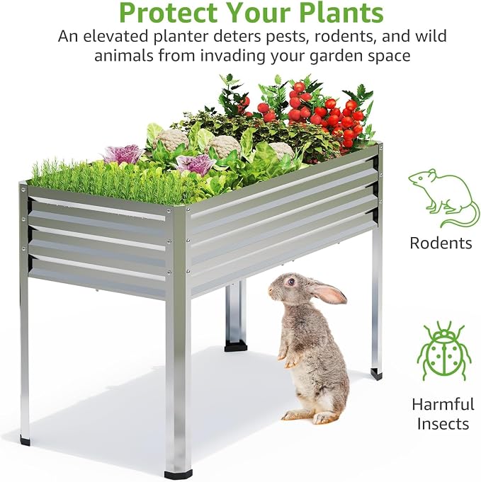 2PCS Galvanized Raised Garden Bed - Image 5