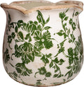 Tuscan Ceramic Plant Pots, 6.11 Inch Vintage Planters by XiaanJiaju