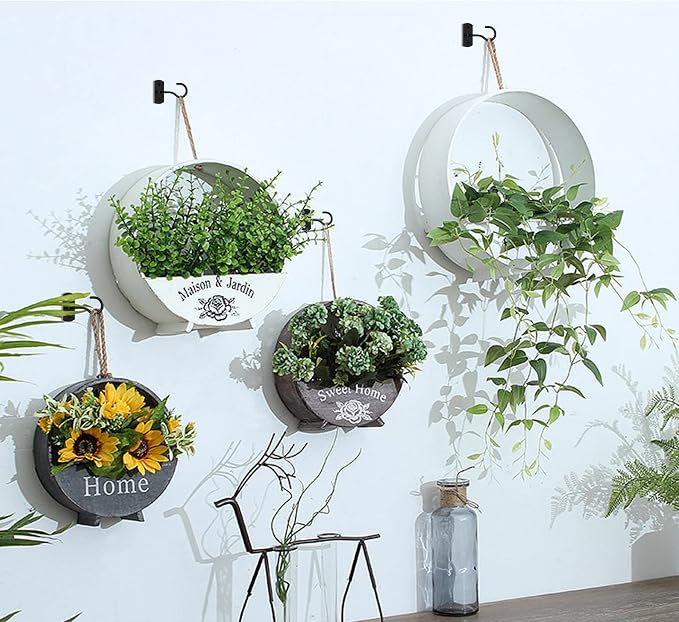 2.5in Ceiling Hooks for Hanging Plants 20Pack Black - Image 4