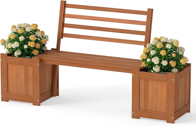 Giantex 2-in-1 Outdoor Bench by Giantex