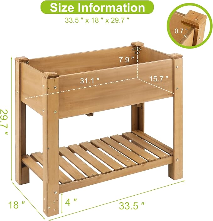 Raised Garden Bed with Legs - Image 2