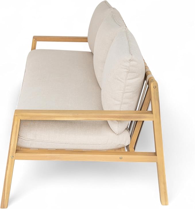 Christopher Knight Home Kaylle Outdoor 3 Seater Sofa - Image 6