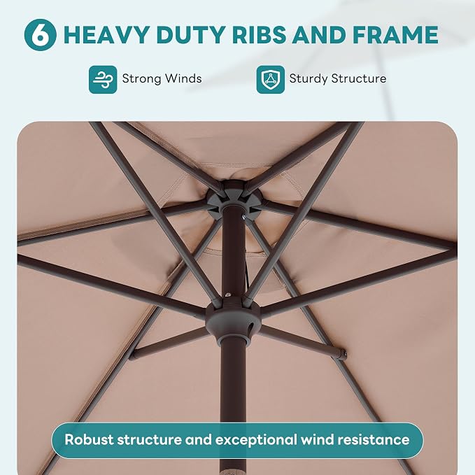 OLIXIS 7.5ft Patio Umbrella - Image 3