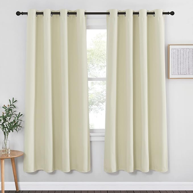 NICETOWN Blackout Bedroom Curtain 72 inches Length by NICETOWN