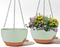 2 Pack 12 Inch Self Watering Hanging Planters by zople