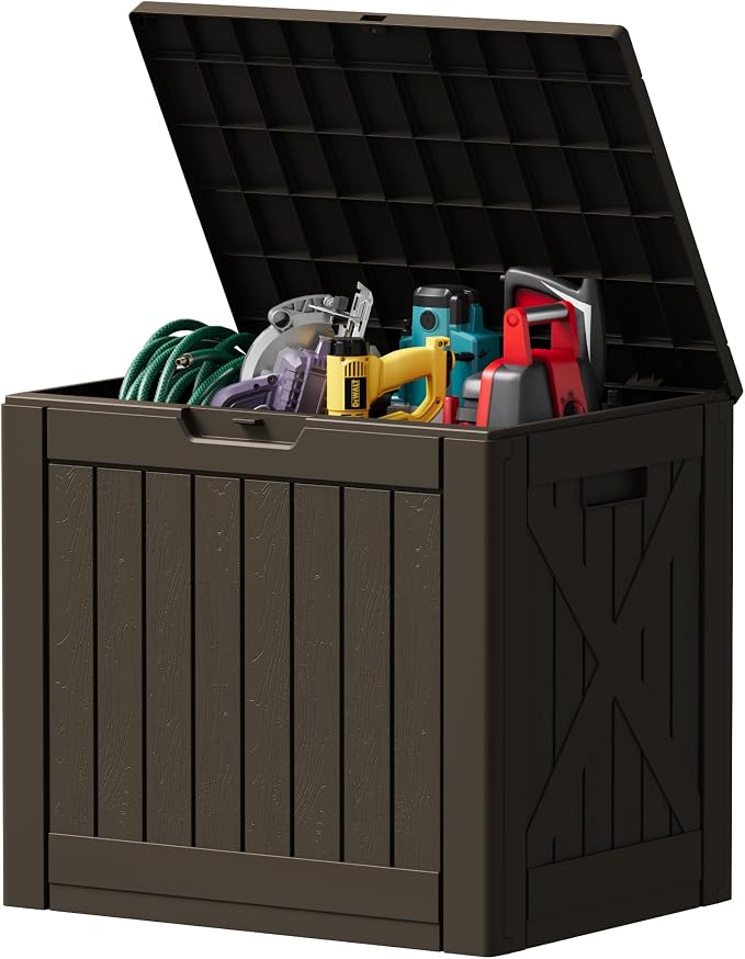 Devoko 40 Gallon Deck Box Outdoor Storage Box Waterproof by DEVOKO