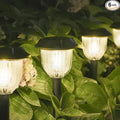 AOSEA LED Solar Lights for Outside, Bright 6 Pack Solar Lights Outdoor IP65 by AOSEA