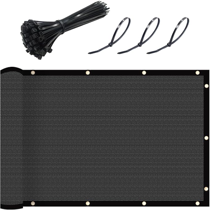 UPGRADE Fence Privacy Screen 4' x 50' Fence Commercial Shade Cover by UPGRADE