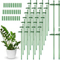 meekoo 60 Pcs Adjustable Garden Plant Support Stakes Single Stem Plant Cage by meekoo