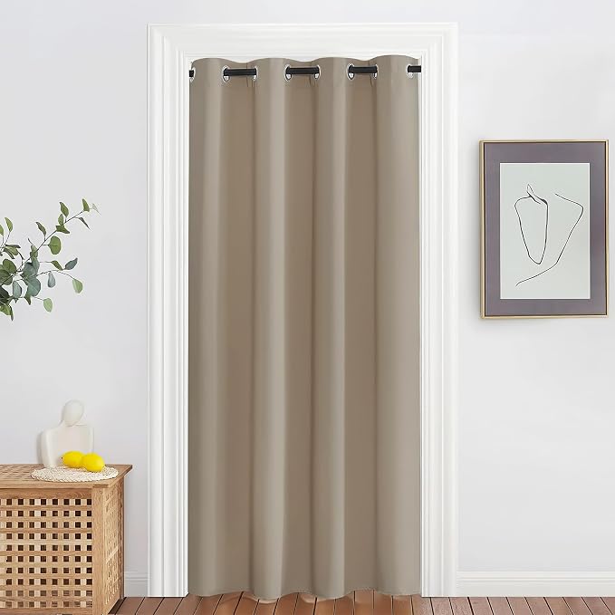 NICETOWN Blackout Doorway Curtain Drape 78 inch Long by NICETOWN