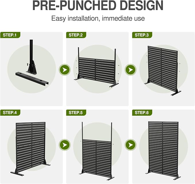 Casaphoria Metal Privacy Screen Outdoor - Image 8