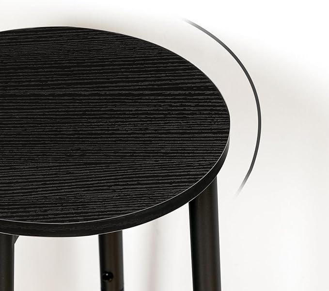 HOOBRO Bar Stools, Kitchen Round Height Stools - Image 6