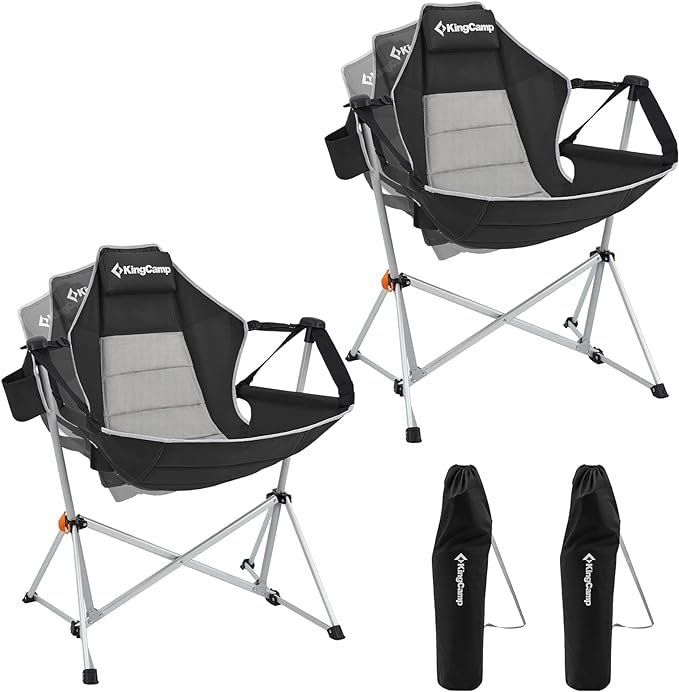 KingCamp Hammock Camping Chair, Swinging Portable Folding Camp Chairs by KingCamp
