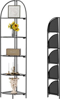 Crofy Foldable 5 Tier Corner Shelf, Metal Corner Plant Stand by CrofyLLC