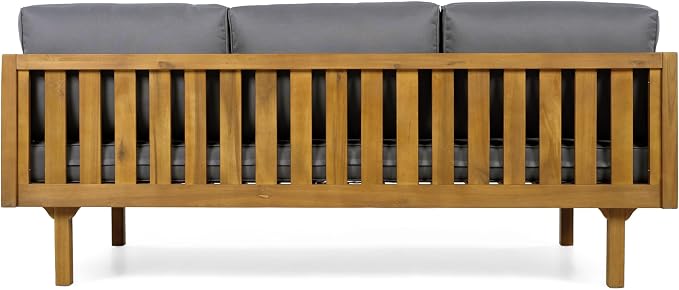 Christopher Knight Home Rosie Acacia Wood Outdoor Daybed Sofa - Image 10