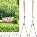2 Pack Porch Swing Rope Kit Swing Bed Straps Holds 800 lbs Adjustable by Seenelling