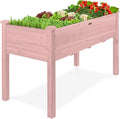 Best Choice Products 48x24x30in Raised Garden Bed, Elevated Wood Planter Box by BestChoiceProducts