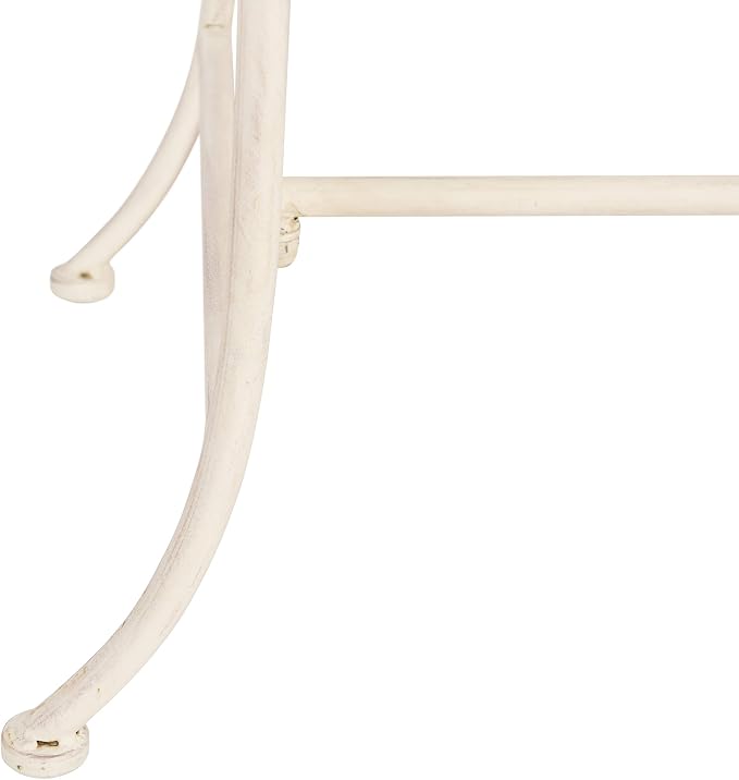 Safavieh PAT5016A Collection Arona Antique White Wrought Iron 51" Outdoor - Image 7
