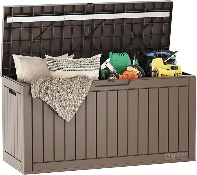 EAST OAK Outdoor Storage Box, 60 Gallon Deck Box Indoor and Outdoor Use by EASTOAK