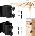 2PCS Patio Umbrella Holder Outdoor Umbrella Stand Heavy Duty Umbrella Mount by Wdwlbsm