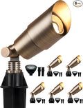 PARTPHONER Solid Brass Low Voltage Landscape Lighting, Wired 12V LED Landscape by PARTPHONER