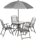 Outsunny 6 Piece Patio Dining Set by Outsunny