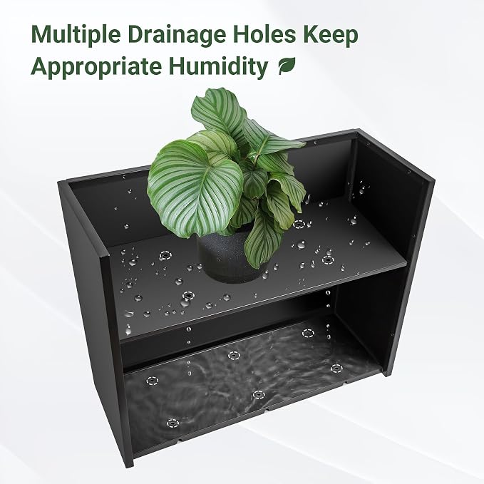36" Metal Planter Box, Large Rectangular Window Box - Image 5