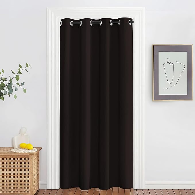NICETOWN Blackout Doorway Curtain Drape 78 inch Long by NICETOWN