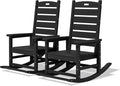 SERWALL Outdoor Rocking Chair Set of 2, Oversized Rocking Chair by SERWALL