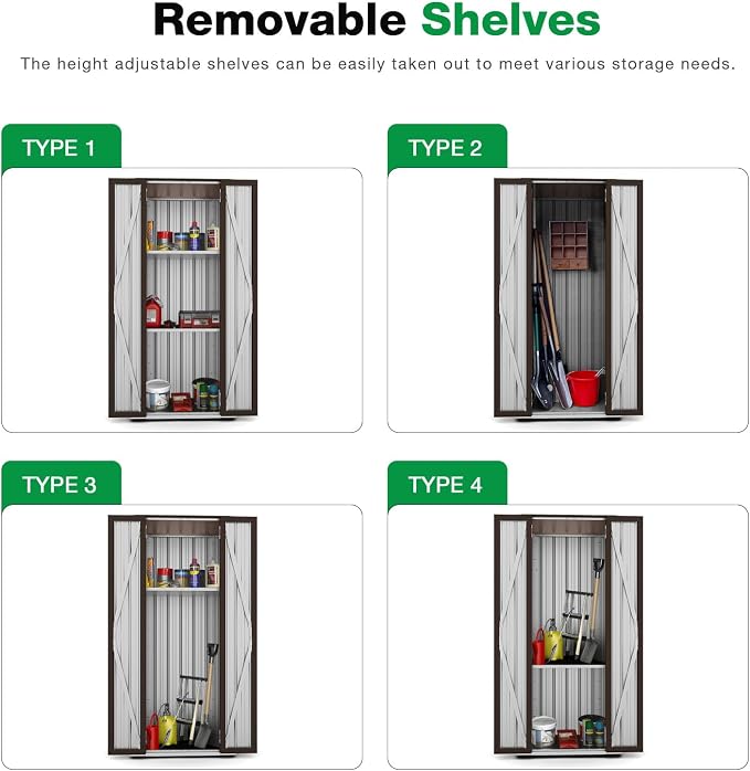 AECOJOY Outdoor Storage Cabinet Waterproof - Image 7