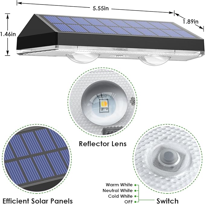 Solar Fence Lights - Image 6