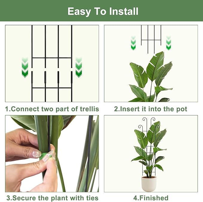 Coomin 32.6in Monstera Plant Support Stakes - Image 6