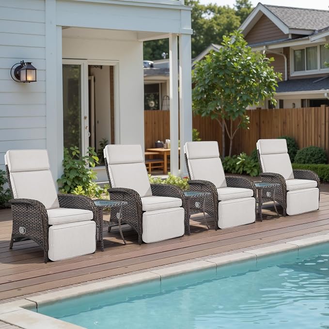 Belord 7 Piece Wicker Patio Furniture Set - Image 2