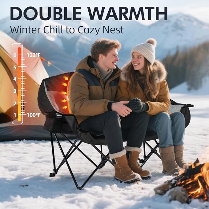 Heated Double Camping Chair - Image 2