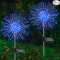 Solar Garden Lights Outdoor, 2 Pack 120 LED Twinkling Firework Lights Decorative by Yaafen